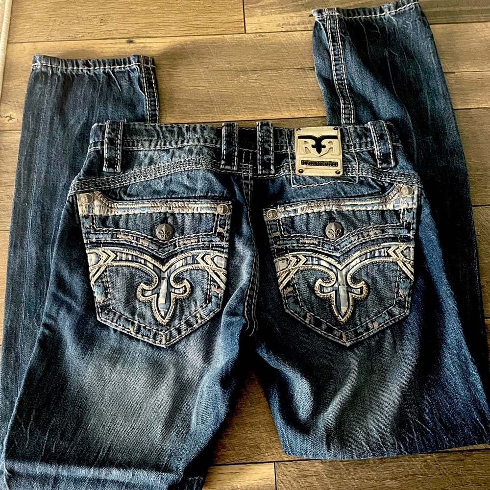 Mens Rock Revival jeans